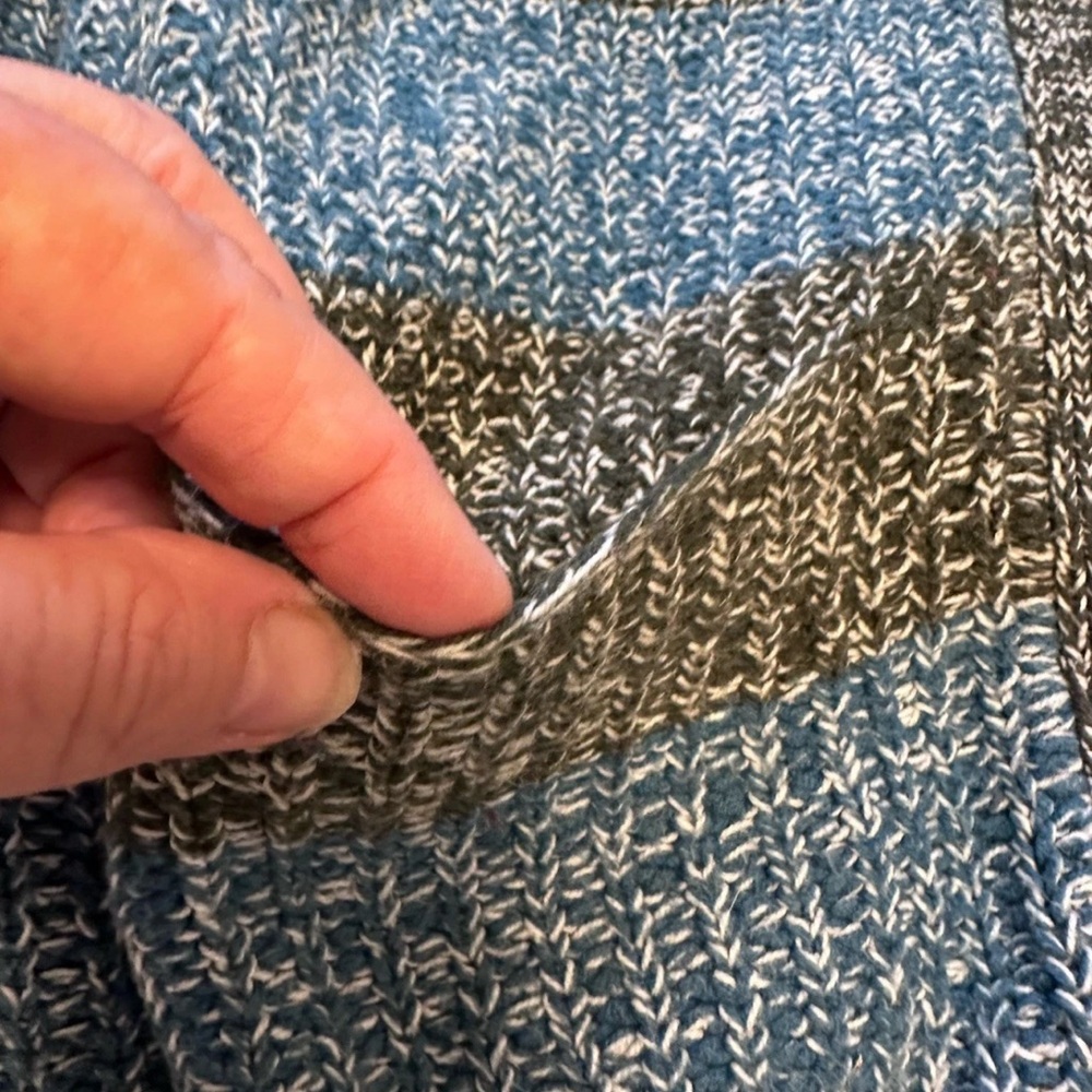 Levi's Black and Blue Striped Cardigan - Picture 3 of 4